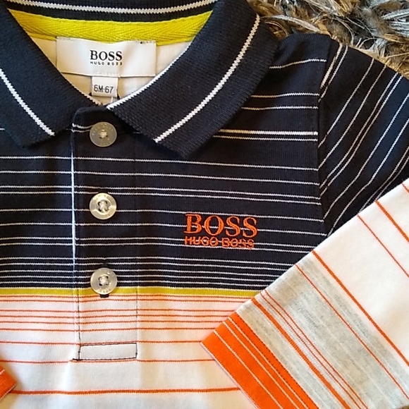 Hugo Boss striped polo - Picture 2 of 3